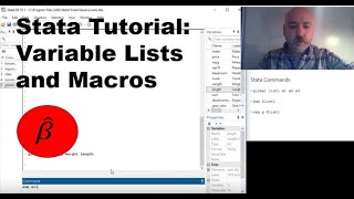 Stata Quick Tip:  Creating a Variable List with a Macro