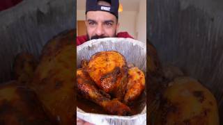 اكل دجاجة مشوية حجم عائلي كبير موكبانغ Giant Rotisserie Chicken Mukbnag  #mukbang #food #اكل #eating