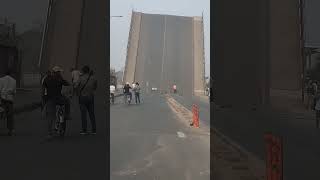 khidirpur folding bridge opening video
