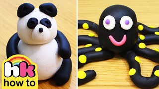 How To Make Play Doh Animals | Fun Play Doh Activity For Kids | HooplaKidz How To
