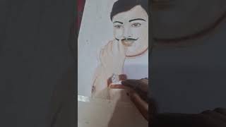 pandit Chandra Shekhar Azad #artreveal #drawing #ytshort #trend #trendingshorts #15august #song