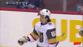 Tyler Wong First Las Vegas Golden Knights Goal in NHL History