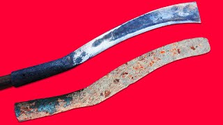 Restoration A Rusty Knife Sword
