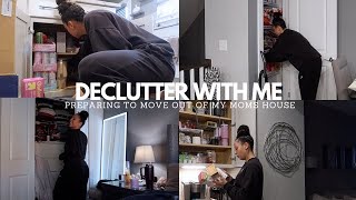 declutter with me to move out my momma's house🧹 *this will motivate you*