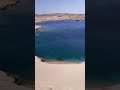 blue sea in the middle of golden dunes. egypt sharm el sheikh 🇪🇬 sahara desert 🏝️