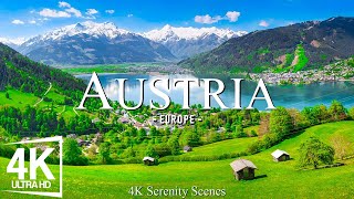 Austria 4K - Exploring the Alpine Splendor of the Heart of Europe With Calming Music