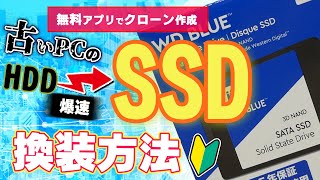 古いPCのHDDをSSDへ換装（交換）する方法！ (デスクトップ編)