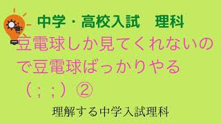 みんな大好き豆電球の問題です。