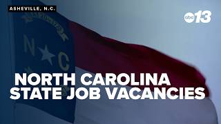 North Carolina state job vacancies