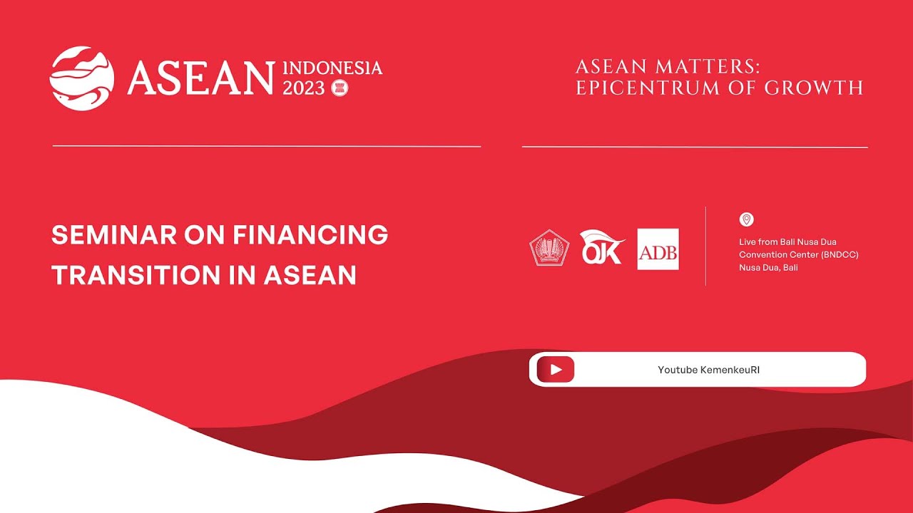 Live Seminar On Financing Transition In Asean Part 1 Youtube