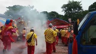 壬寅年⛩大甲 都城隍廟⛩威靈公 都城隍往新竹遶境進香目前位置:致用高中準備出發