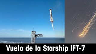 SpaceX Starship 7 - Starship 33 kaboom y captura del booster