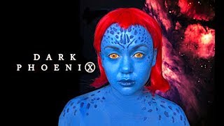 X-MEN RAVEN MYSTIQUE MAKEUP TUTORIAL