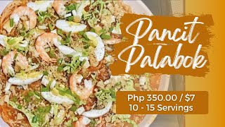 EASY TO COOK PANCIT PALABOK FILIPINO NOODLES RECIPE