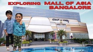 Exploring the biggest mall in Bangalore || Mall Of Asia || Had fun with my BRO