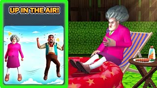 Scary Teacher 3D | miss T Up in the Air Walkthrough (iOS Android)