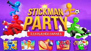 The Stickman Party MINIGAMES Tournament 2025 Stick Gameplay Walkthrough UPDATED Android APK ios