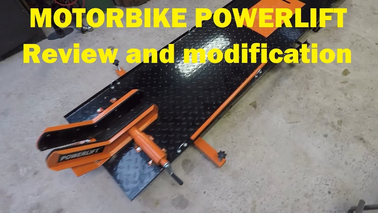 Motorbike Power Lift Review And Modification - YouTube