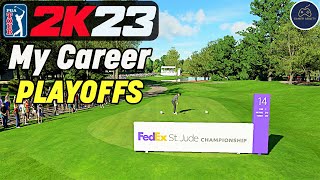 PGA TOUR 2K23 Career Mode Part 26 - Playoffs FedEx St. Jude Championship!
