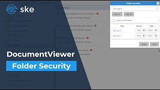 DocumentViewer - Folder Security