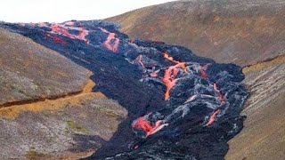 LAVA RIVERS BLOCKED THE ROAD TO THE ICELAND VOLCANO!!