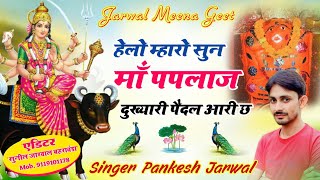 paplaj mata song ! हेलो म्हारी सुन ले माँ पपलाज , यात्रा मै पैदल आगी री ! #singerpankeshjarwal