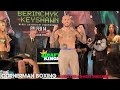 xander zayas vs slawa spomer weigh in u0026 face off ahead of co main event bout on espn