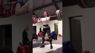 120 kg clean\u0026jerk giulia_miserendino #shorts #trending #youtubeshorts #subscribe #viral #shortsfeed