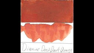 Diamine deep dark orange