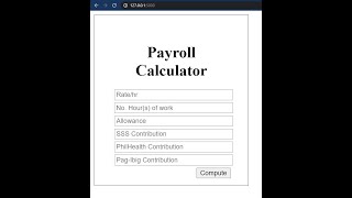 Creating Payroll Program using Python Flask Framework [TAGALOG]