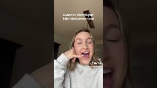 Quand tu ne connais pas bien l'alphabet phonétique - Pascale de Blois #tiktok #tiktokquebec