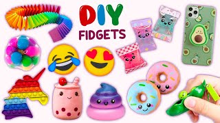 12 DIY FUNNY FIDGET IDEAS - Handmade Stress Toys - Viral TikTok Fidgets!