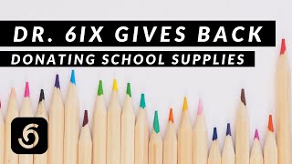 SIXSURGERY | Donating school supplies for \