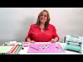 how to create patchwork cards with hexagon dies