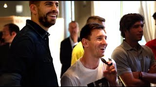 REPLAY presents to FC Barcelona players... A surprise video!