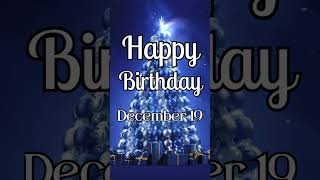 ਜਨਮਦਿਨ ਮੁਬਾਰਕ! ਦਸੰਬਰ 19 #happybirthday #highvybessociety #december19 #19 #decemberbirthday