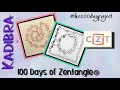 KADIBRA || Easy Zentangle ® Patterns for Beginners || Day 20 || 100 Days of Zentangle 2020