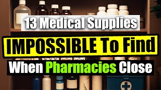13 Medical Supplies That Will Be IMPOSSIBLE To Find When Pharmacies Close