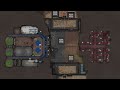 RimWorld Timelapse Canyon - A Bloody Trench - 11 Rimyear Colony
