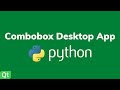 Combobox Desktop App - Python Pyqt5 Qt