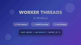 Node.js Worker Threads: Unleash Parallel Processing for CPU-Intensive Tasks!