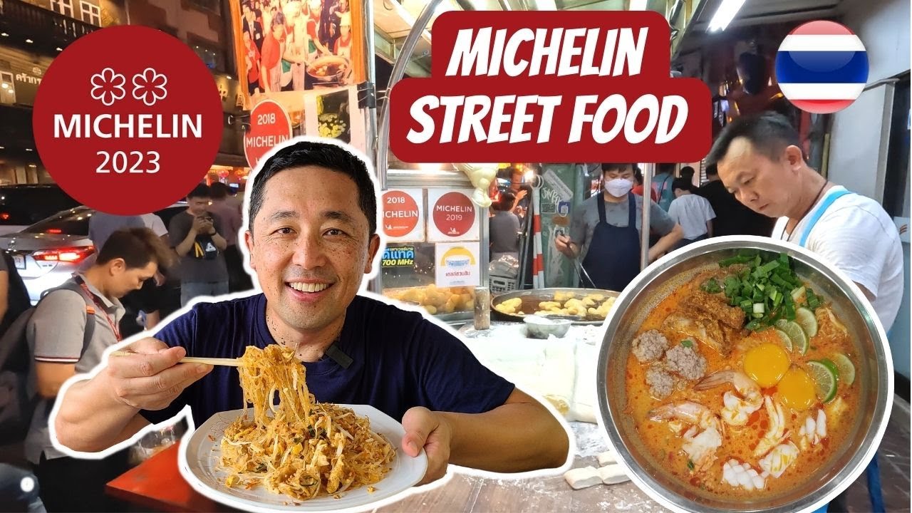 MICHELIN STREET FOOD Tour In Bangkok! 🇹🇭 Michelin Restaurants In ...