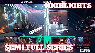 FNC vs G2 - All Games Highlights | Semi Finals LEC 2022 Spring Playoffs | Fnatic vs G2 Esports full