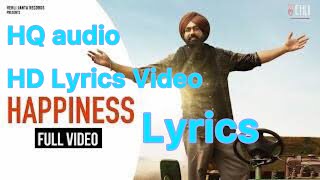 Happiness Lyrics | Happiness Lyrics Tarsem Jassar  | New Punjabi Song Lyrics Happiness