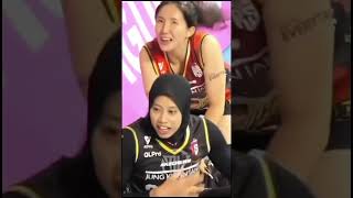 Momen kocak Noh Ran #shorts  #volleyball #megawati #megatron #megawatihangestri