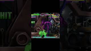 How to start Blackheart infinite with Akuma tatsu assist on small characters #mvc2