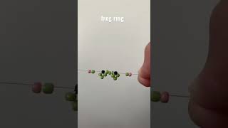 frog bead ring tutorial #shorts