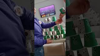 Glass tower collapsed/bardak kulesi yıkıldı...😂🥰