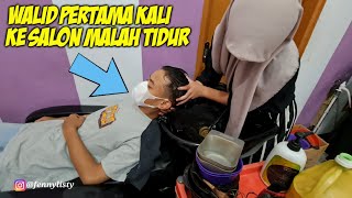 REAKSI PONAKAN @AlmanMulyana1983  PERTAMA KALI DIBAWA KE SALON