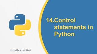 Python Day - 14 - Python Control Structure -Conditional Statement